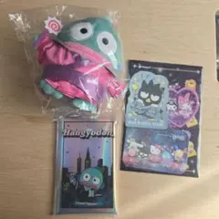サンリオ Happyくじ ハンギョドン ぬいぐるみ ステッカー マルチケース