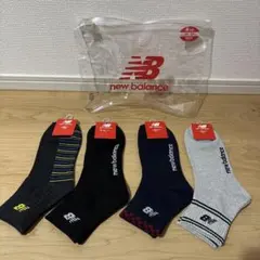 new balance メンズソックス 4足セット 25-27cmのサムネイル
