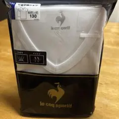 新品☺︎ le coq sportif Ｖ首半袖シャツ　サイズ130㎝