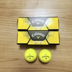 【新品未使用】Callaway WARBIRD YELLOW 2箱＋2つセットのサムネイル