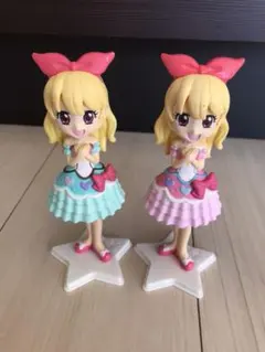 【非売品】アイカツ！星宮いちご フィギュア2種2体