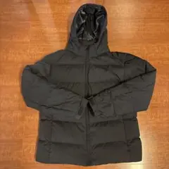 【極美品】ユニクロ シームレスダウンパーカ メンズXL 黒 2WAY仕様