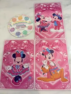 ミニー　ポストカード　パルパルーザ　& ダッフィー&フレンズ　コースター