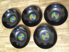 ☆九谷焼☆小皿５枚セット　モダン　黒