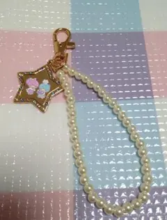 キャラクター ストラップ 星型チャーム