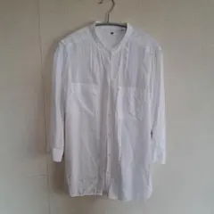 UNIQLO コットンボタンアップシャツ M ホワイト
