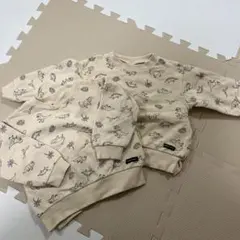 petit main 恐竜柄トレーナー 2セット90サイズ