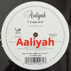 Aaliyah / I Care 4 U アナログレコード