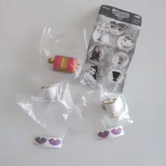 Disney 美女と野獣　ガチャガチャ　3点まとめ売り　チップ　サルタン