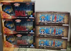 【未開封、即日発送】一番くじワンピースドラゴンボールギガントネーム　計6点セット