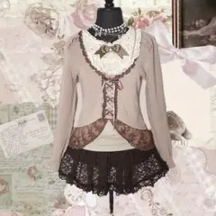 y2k axes femme ボレロ風 レース 森ガール フェアリーグランジ