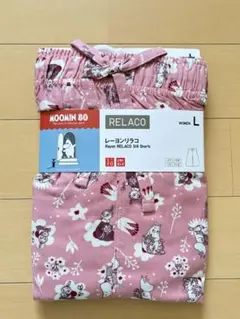 ユニクロ　 リラコ ムーミン　レーヨンリラコ L ピンク　㉗