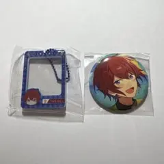 あんさんぶるスターズ！！ ミニフォトキーチェーン イベコレ缶バッジ 朱桜司 2点
