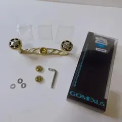 極美品 ゴメクサス リールハンドル 63mm リールスタンド42mm セット