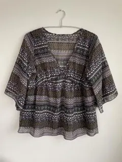 Vネックチュニック　size4Lのサムネイル