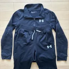 アンダーアーマー　ニットトラックスーツ　上下セット　キッズサイズ160 ブラック