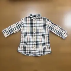 美品】BURBERRY LONDON ノバチェック 半袖シャツ ロールアップ袖