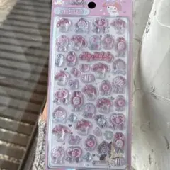 マイメロディ　ボンボンドロップシール風　立体シール　サンリオ　海外限定　正規品