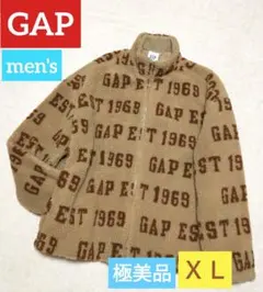 ✴️GAP☆ギャップ✴️ボア ロゴ アウター✴️フリース⭐ジャンパー⭐メンズXL
