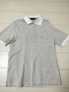 BURBERRY LONDON ポロシャツ ボーダー Lサイズのサムネイル