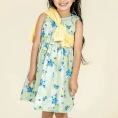 SERAPH フラワープリント ノースリーブワンピース 130 セラフ