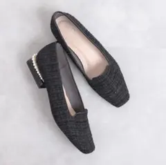 【新品】artemis by DIANA☆パールヒールフラットシューズ