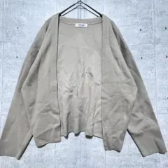 u33 SONNYLABEL カーディガン ベージュ 薄手 無地 シンプルのサムネイル