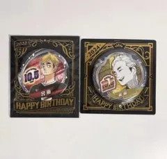 ハイキュー!! 宮侑 バースデイ缶バッジ 横断幕アクリルスタンド セット