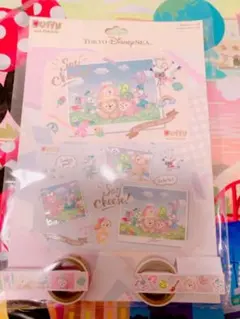 ダッフィー&フレンズ Say cheese ポストカード マスキングテープ