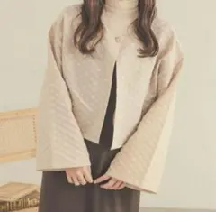 Ambre Neigeシャツ ブラウス フレア袖 レディース