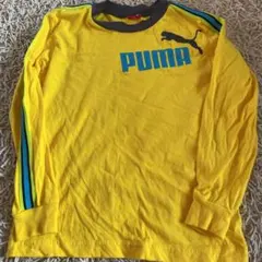 プーマ　イエロー長袖Tシャツ140