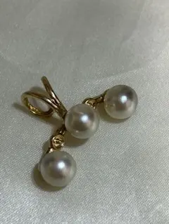 あこや貝本真珠イヤーカフ