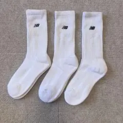 ニューバランス New Balance 刺繍ロゴソックス 3足セット　レディース