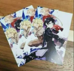ソードアート・オンライン　SAO　特典イラストカード　1種類　ポストカード　①