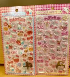 【国内正規品】ボンボンドロップシール サンリオ ハローキティ ピンク/赤