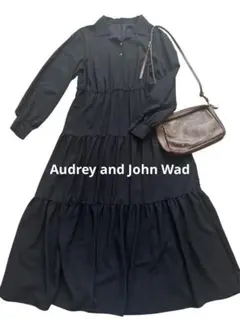 Audrey and John Wad シャツ　ティアードワンピース 長袖