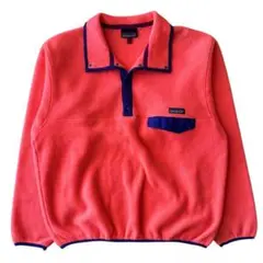 80s激レア XL Patagonia スナップT サーモンピンク オレンジ