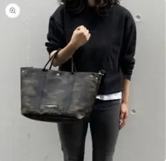 Coated PVC Camouflage カモフラージュトートバッグ