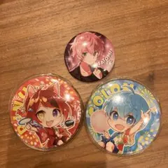 すとぷり　缶バッチ　三個セット　莉犬 ころん　さとみ