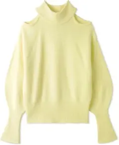 スナイデル オープンショルダーニットプルオーバー