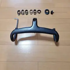 ロードバイク 一体型 カーボン エアロ ドロップハンドル 400-80mm