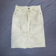 Lee デニムスカート　XSサイズ　レモンイエローのサムネイル