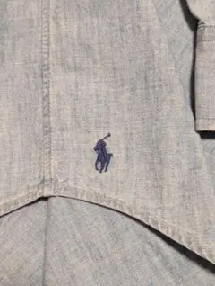 裾ポニー BIG SHIRT シャンブレーシャツ BIG FIT ラルフローレン