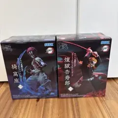 鬼滅の刃 XrossLink煉獄杏寿郎&猗窩座 フィギュア2個セット