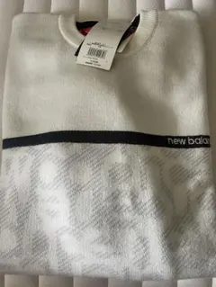 new balance クルーネックセーター L ホワイト