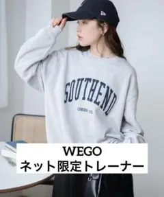 WEGO クルーネックスウェット(Web限定品)