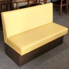 イエローベンチ サイズ約W1200×D560×H845 SH420mm