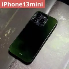 【新入荷】iPhone13miniケース グリーン
