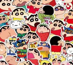 100枚 クレヨンしんちゃんステッカー シール ステッカーボックス付き