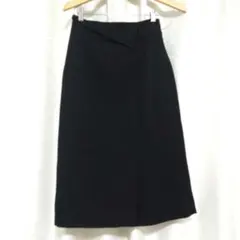 Index　スリット入りタイトスカート　ブラック